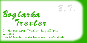 boglarka trexler business card